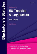 Blackstone's EU Treaties and Legislation 36th ed