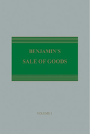 Benjamin's Sale of Goods 12th ed with 1st Supplement