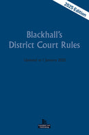 Blackhall’s Court Rules 2025