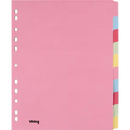 10 Part Coloured Divider