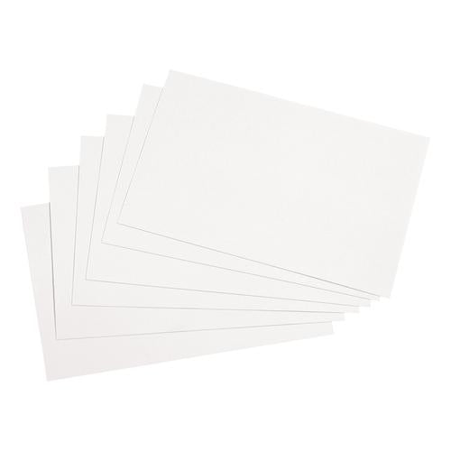 Record Cards Blank 6x4in 152x102mm White - Pack 100