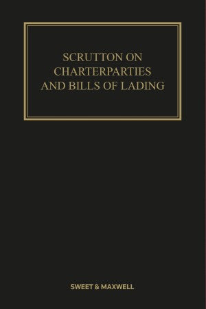 Scrutton on Charterparties and Bills of Lading 25th ed