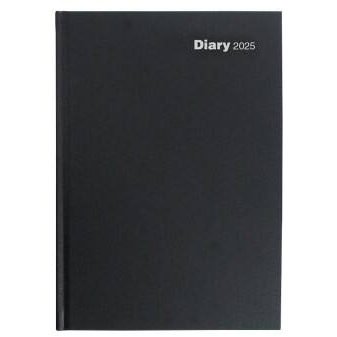 Diary 2025 A4 Weekly - Black