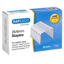 Rapesco Staples 26/6 S11662Z3 Steel Silver