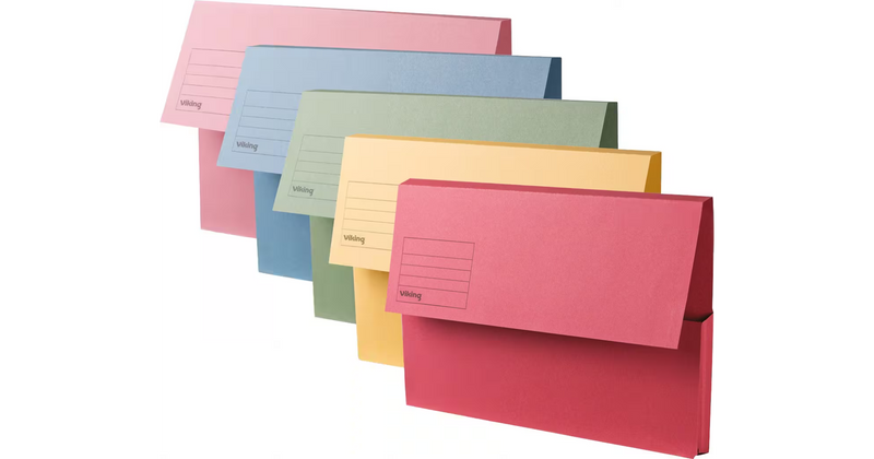 Foolscap Half Flap Document Wallet - Single