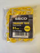 Treasury Tags Plastic