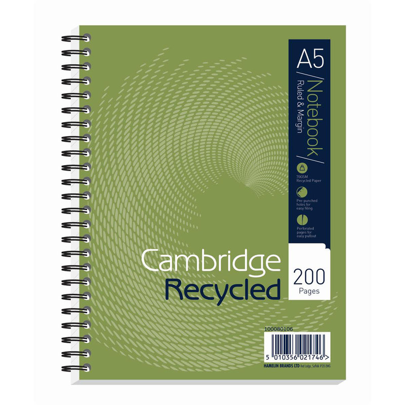 Cambridge Recycled A5 [Pack 3]