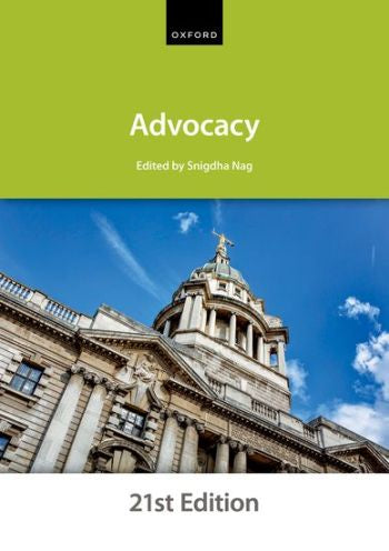 Bar Manual: Advocacy 21st edition