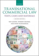 Transnational Commercial Law, Texts, Cases & Materials
