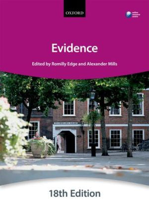 Bar Manual: Evidence 19th
