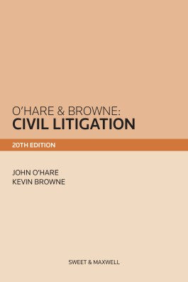 O'Hare & Browne: Civil Litigation 20th ed