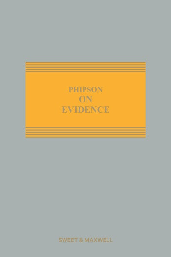 Phipson on Evidence 20th edition