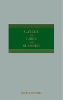 Gatley on Libel and Slander 13th ed