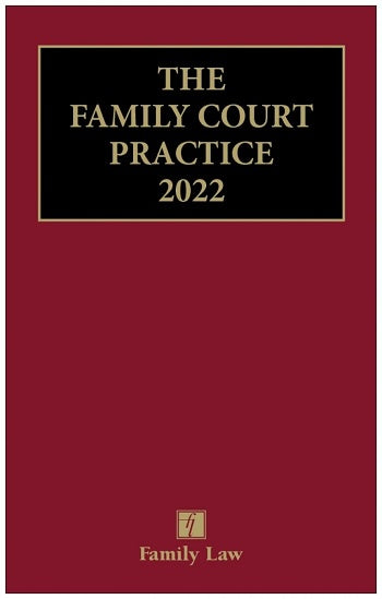 The Red Book: The Family Court Practice 2022