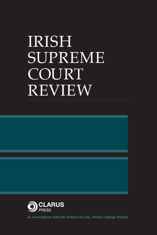 Irish Supreme Court Review - 2021 Volume 3