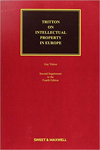 Tritton on Intellectual Property in Europe. Second Supplement to Forth Edition