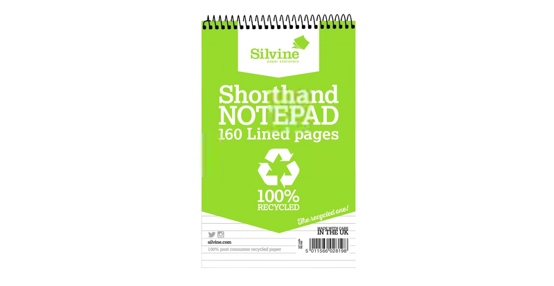 Silvine Shorthand Notepad