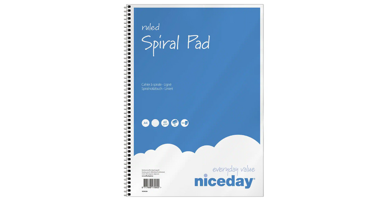 Notepad A4 Ruled Spiral