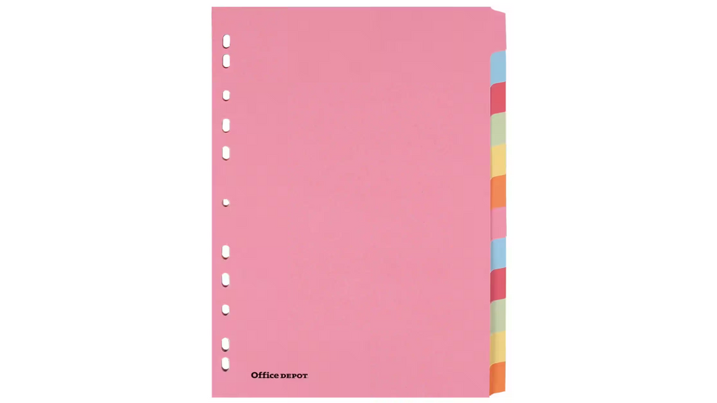 Multicolour Divider Dividers Multicolour 12 Part Cardboard – Legal & General / Legalbooks.ie