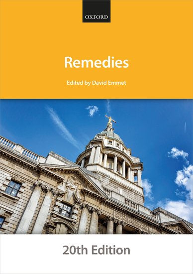Bar Manuals - Remedies 20th Edition