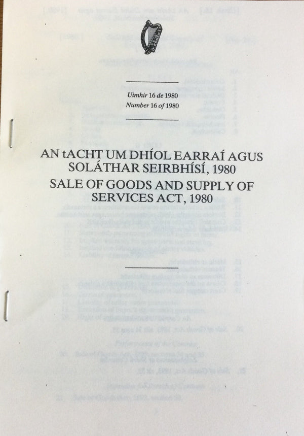 Sale of Goods Acts